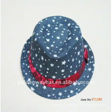 2013 Fashion Trendy Brown Fedora Hats wholesale factory OEM&ODM